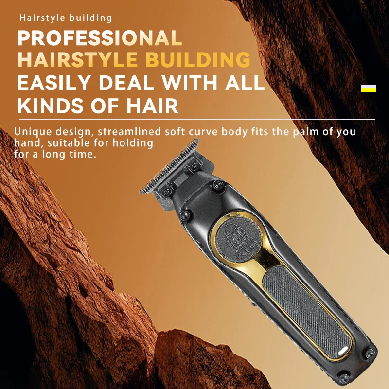 kemei Professional Hair Trimmer Clipper 2000mah Lithium Battery Electric Hair Clipper DLC Cutting Trimmer Men KM-2350