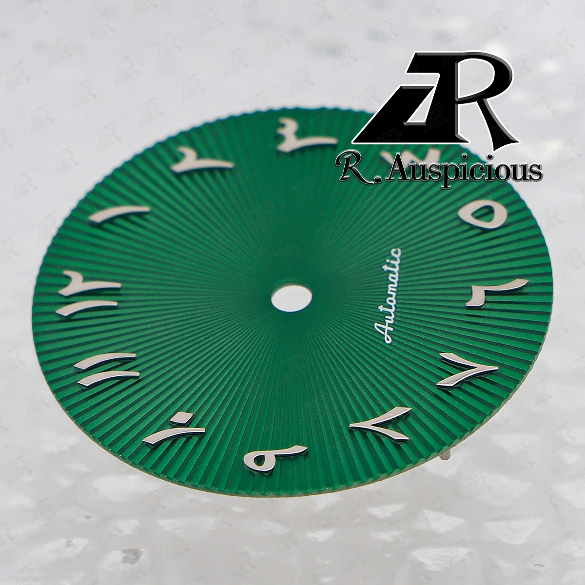 28.5mm Black and White Arabic Math Dial for Watch Repair and Replacement