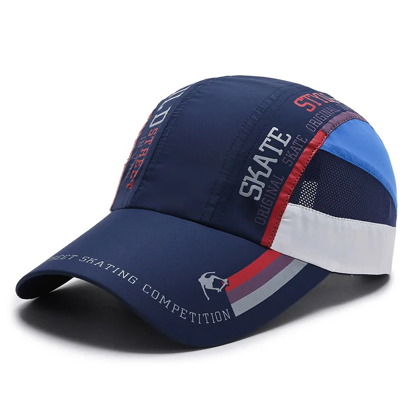 Atmungsaktive, schnell trocknende Unisex-Baseballkappe für Outdoor-Sport und Sonnenschutz für Damen und Herren