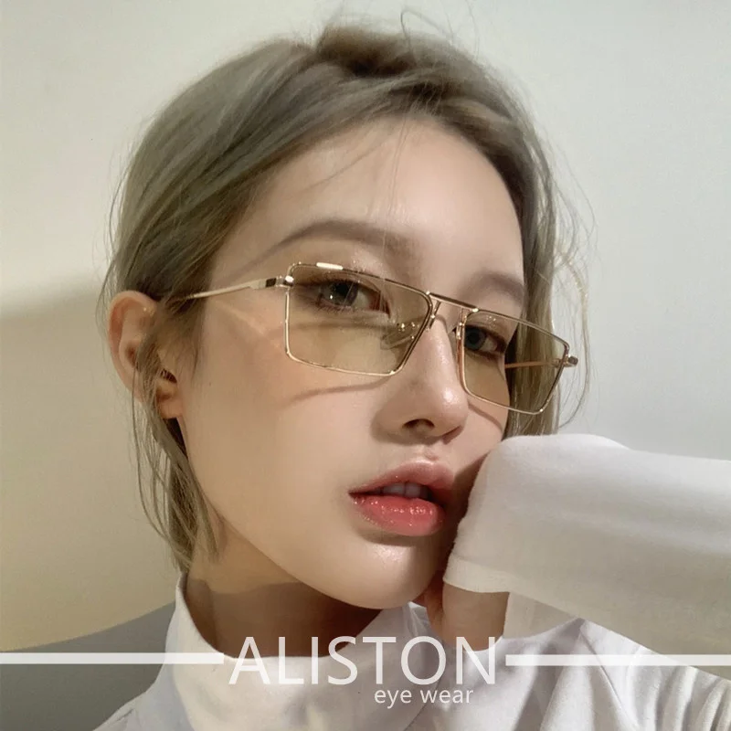

New style sunglasses women's sunglasses small square gmINS online red street Tiktok sun shading Korean version trend