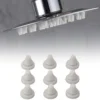 50pcs Replacement Shower Head Nozzles Spray Hole Silicone Nozzle White For 4mm Opening Size Shower Head Replace Parts 1