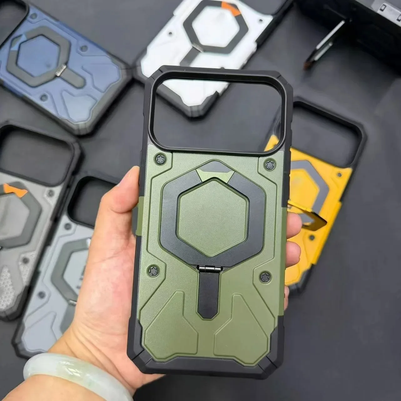 Premium Magnetic Wireless Charging Anti-Drop Phone Case, Designed