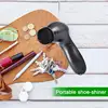 Shoes Scrubber Brushes Portable Shoe Polisher Home Cleaning Tools 4 Multi-purpose Brush Heads Brighten Brush Shine Leather Care 4