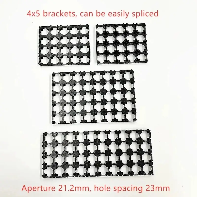 21700 Battery Holder Bracket Cell Safety Anti Vibration Plastic Brackets For 21700 Batteries Diameter 21.2mm And 21.7mm image 5