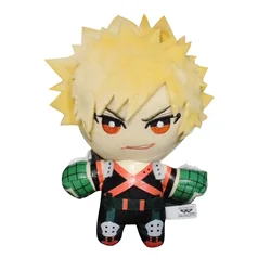 Anime Character Plush Toy - Midoriya, Bakugou, Todoroki Collectible Ornament - Perfect Gift - 15cm (Bakugou Katsuk)