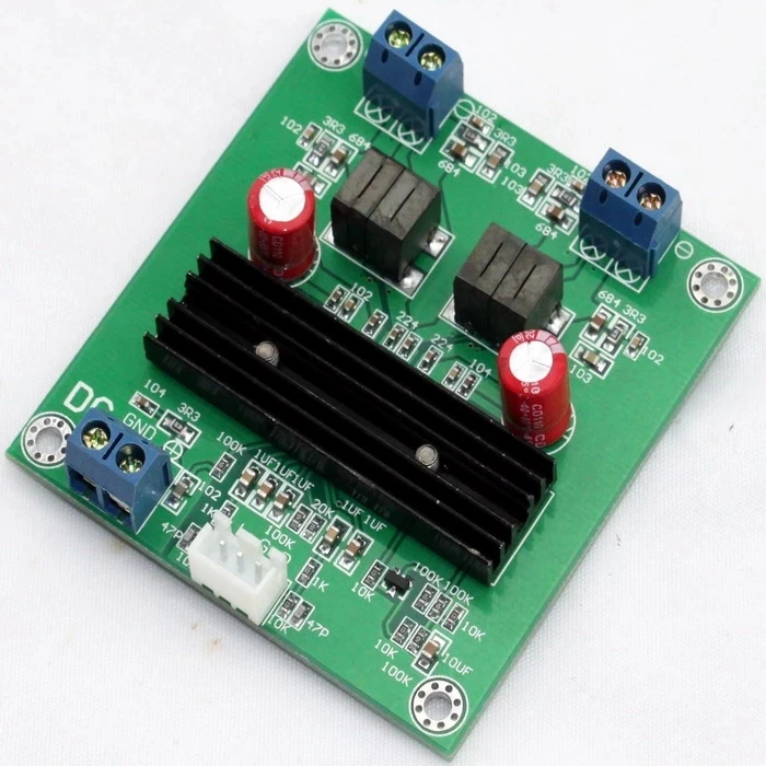 

Двухканальная плата цифрового усилителя высокой мощности DC18V - DC24V 50W + 50W с системой управления TPA3116