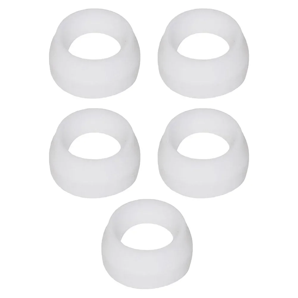 5Pcs Insulator Cup Gasket 18CG For TIG WP17/18/26 Welding Torch Kit White Rubber Washer 22*22*11mm Welding Equipment Parts 6