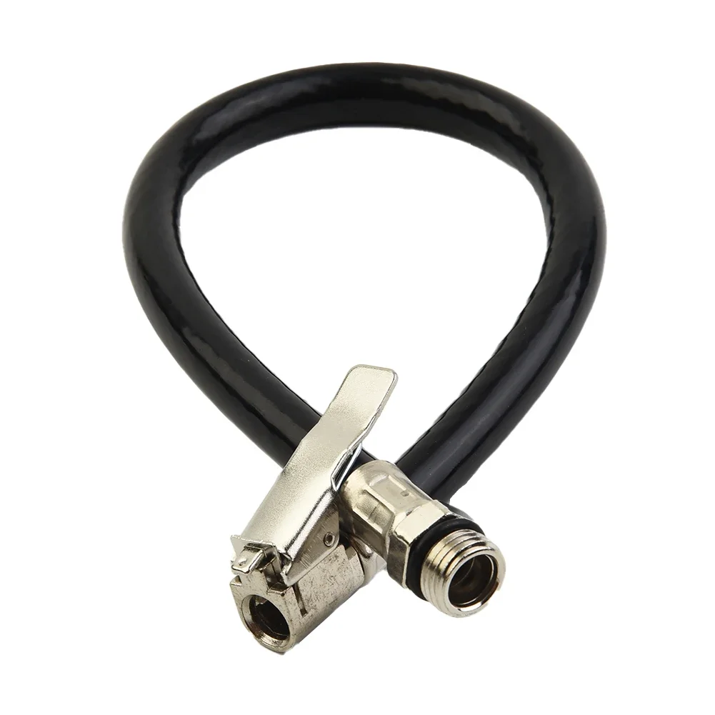 Tire Inflation Hose Quick Release Copper Alloy Air Tyre Inflator Pressure Car Auto Tire Hose Pump Gauge Hose Connector Flexible