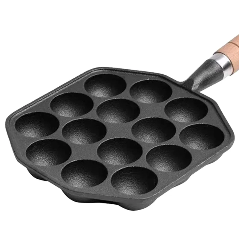 14Holes Non Stick Takoyaki Maker Octopus Ball Maker Octopus Baking Machine Home Cooking Baking Forms Mold Tray Kitchen 3