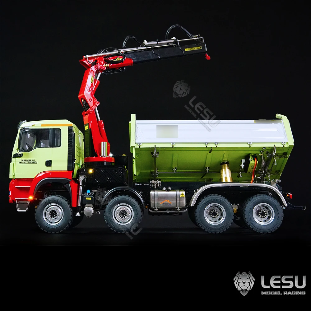 Z0063 LESU 1/14 8X8 RC Hydraulic Three Way Dumper Truck for Painted  Assembled Man Crane Tipper Car Toys KIT TOUCAN Th21649-SMT3 - AliExpress