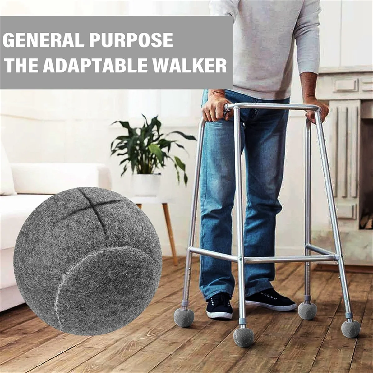 Tennis Balls 4PCS For Furniture Legs and Floor Protection