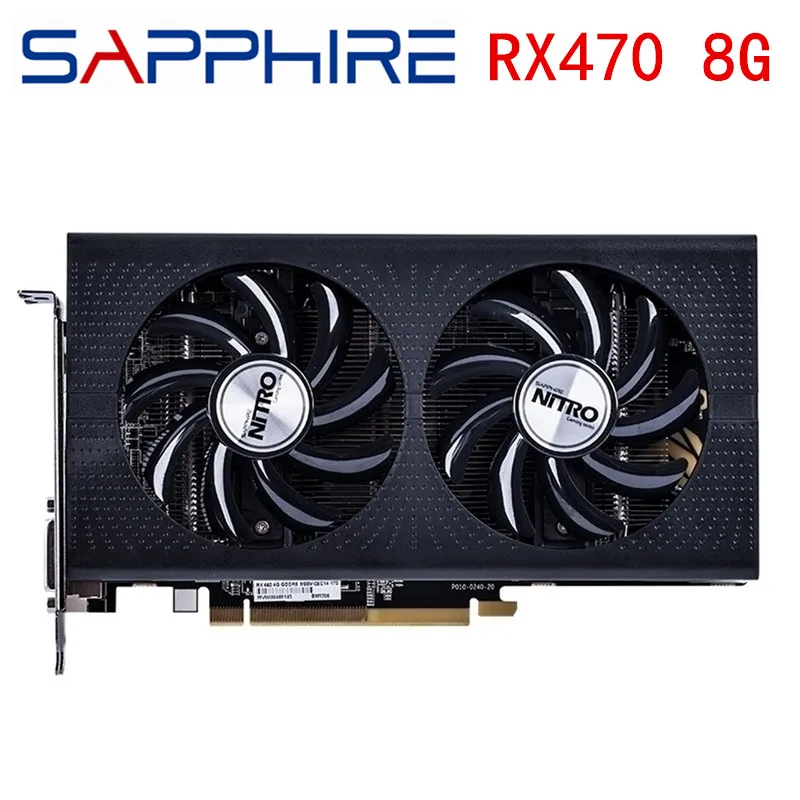 Видеокарта SAPPHIRE Radeon RX 480 8 ГБ GPU AMD RX480 8G игровая карта для ПК HDMI PCI-E X16 видеокарта не
