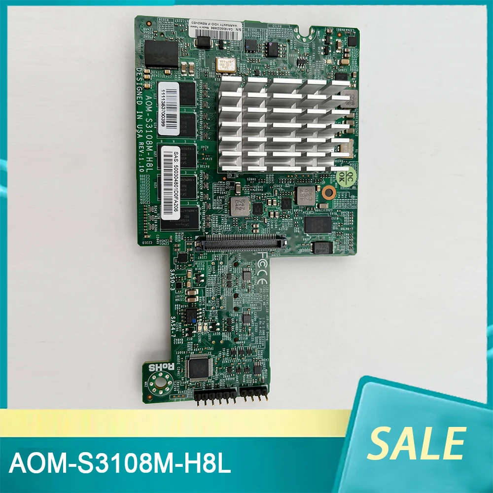 슈퍼마이크로 AOM-S3108M-H8L 어레이 카드, 온보드 통합 카드, 6028R 서버, 2G 캐시 