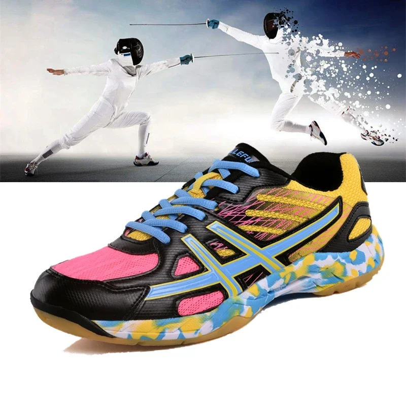 Women Men Fencing Shoes Summer Breathable Mesh Sport Shoes Outdoor Athletic Lovers Sneakers