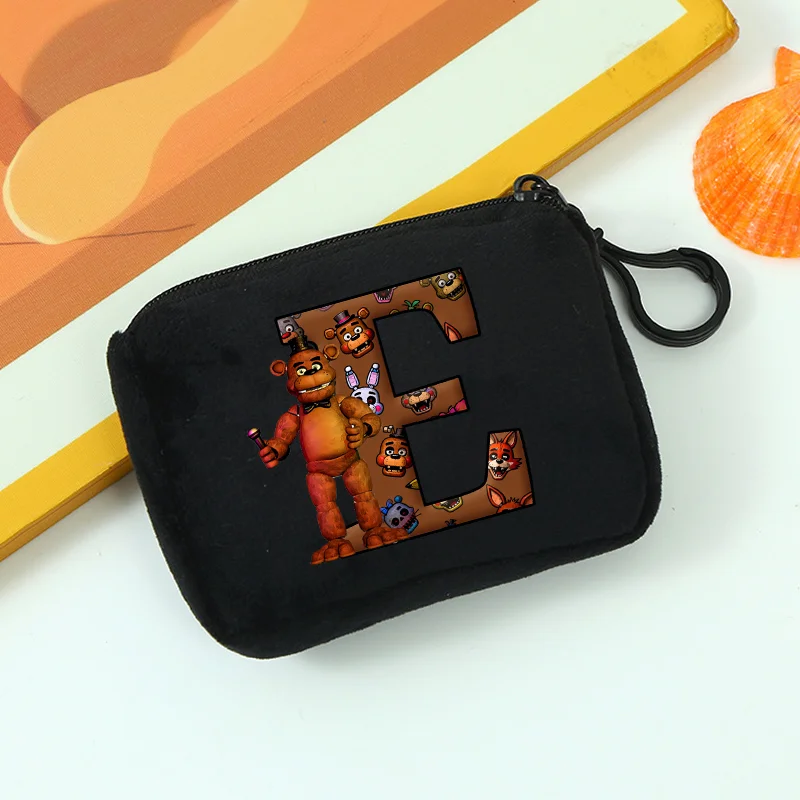 Kawaii Cartoon Zippered Coin Purse - Anime-Inspired Storage Bag