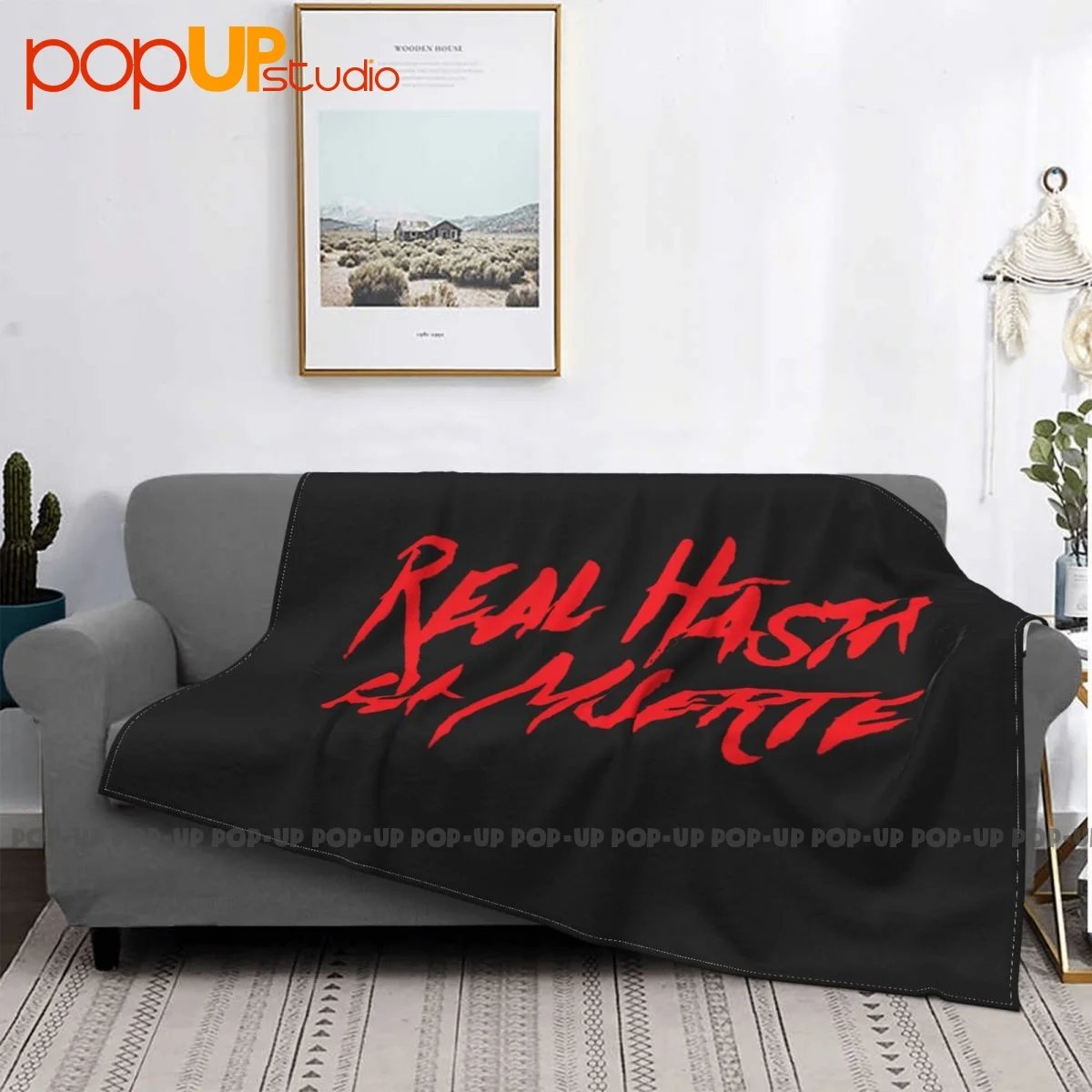Real Hasta La Muerte Anuel Aa Album Blanket Plush For Bed Microfiber Skin Friendly Home Decotation 3
