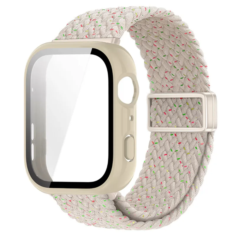 Braided Nylon Strap with Magnetic Buckle and Protective Screen Cover