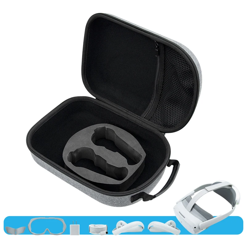 Pico 4 用収納袋ハードシェルポータブルボックス耐衝撃保護キャリング