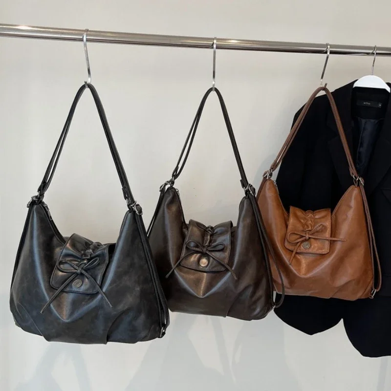 Vintage Fashion Large Capacity Shoulder Crossbody Bags For Women Multifunctional Women's Backpack 2026 Latest Designer Handbag