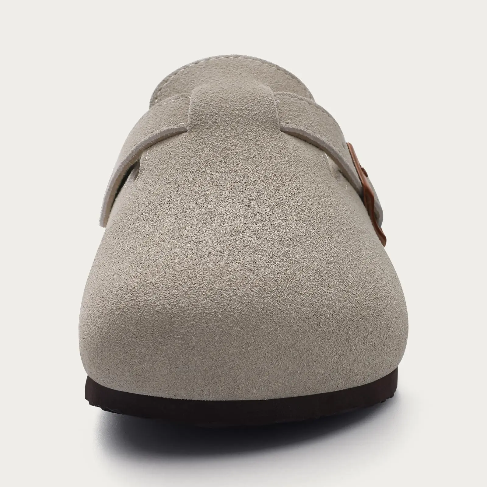 Comwarm Fashion Men Clogs Slippers Women Classic Cork Footbed Suede Mules Cozy Potato Shoes With Arch Support Men Beach Slippers 3