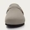 Comwarm Fashion Men Clogs Slippers Women Classic Cork Footbed Suede Mules Cozy Potato Shoes With Arch Support Men Beach Slippers 3
