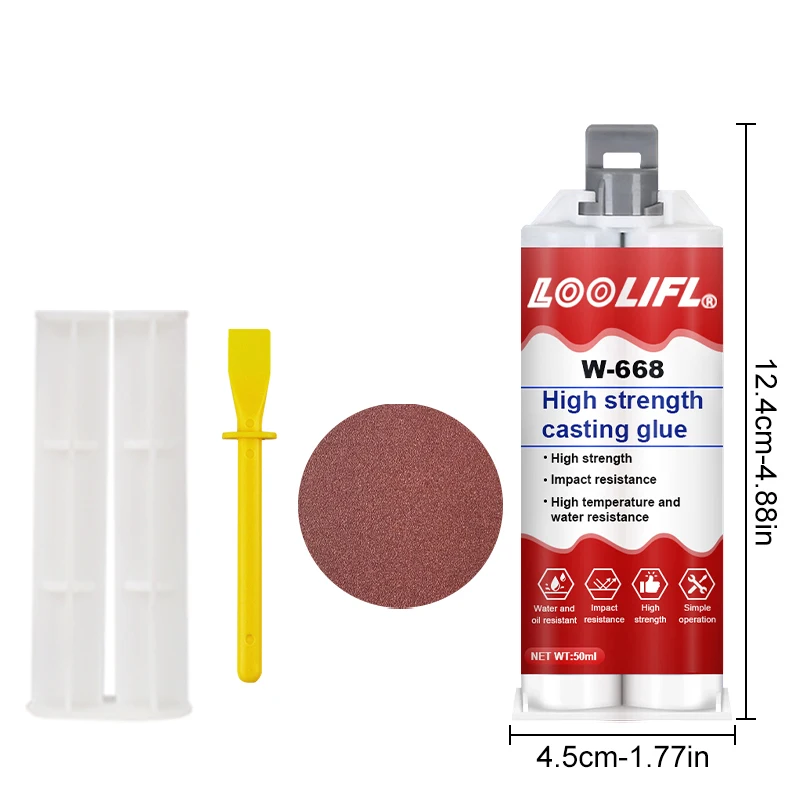 All-Purpose Repair Glue, AB Glue Waterproof Sealant, Casting Repair Glue for Metal, Metal Repair Paste Magic Welding Glue。 6