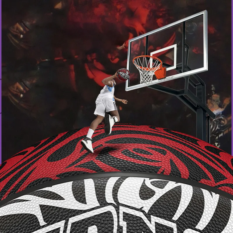 Veidoorn Rose Pattern Basketball - Image 1