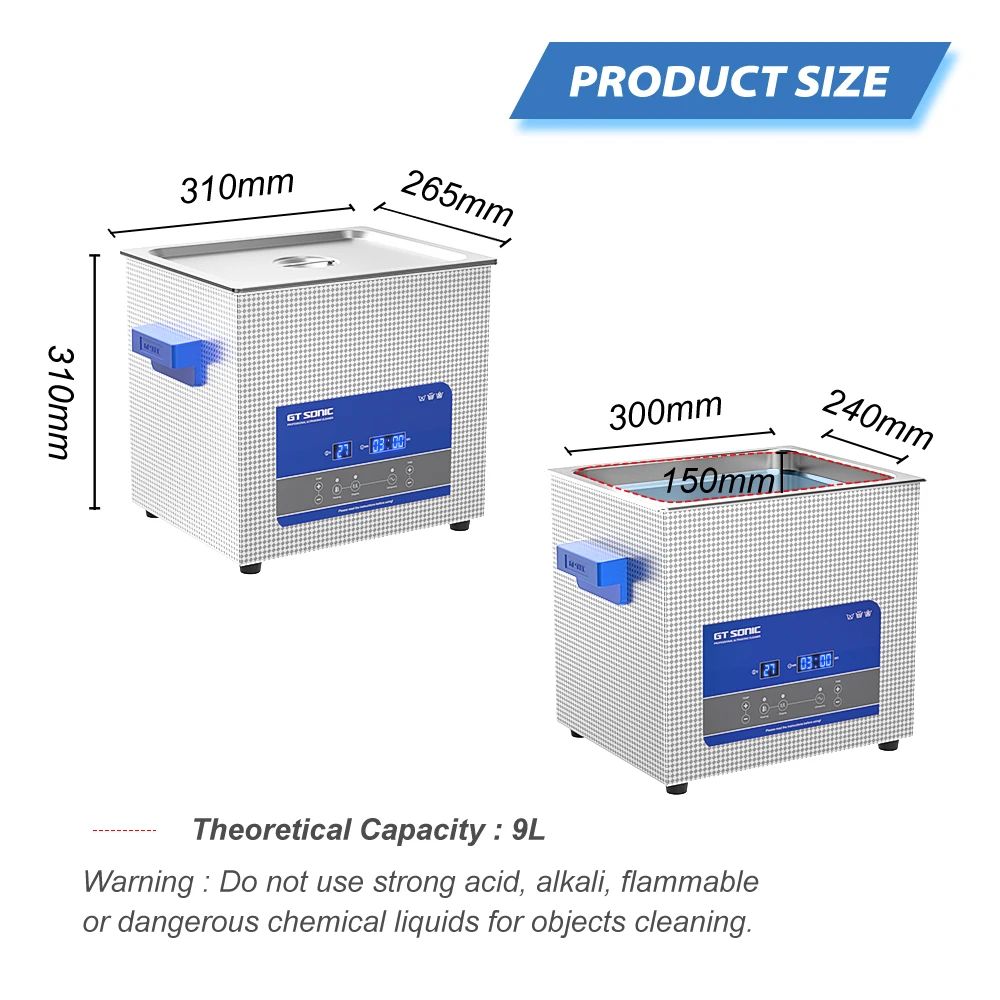 GTSONIC Ultrasonic Cleaner - 2L to 27L Digital Ultrasound Bath with Big Sale Price Description Image.This Product Can Be Found With The Tag Names Digital ultrasonic cleaner 6l, Ultrasonic cleaning machine 3l, Ultrasonic cleaning machine 6l