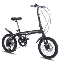 16 20 pouces 7 vitesses cadre en acier au carbone vélo hommes ou femmes léger pliable Cycle un Velo adulte ville pliant vélo vélo 3