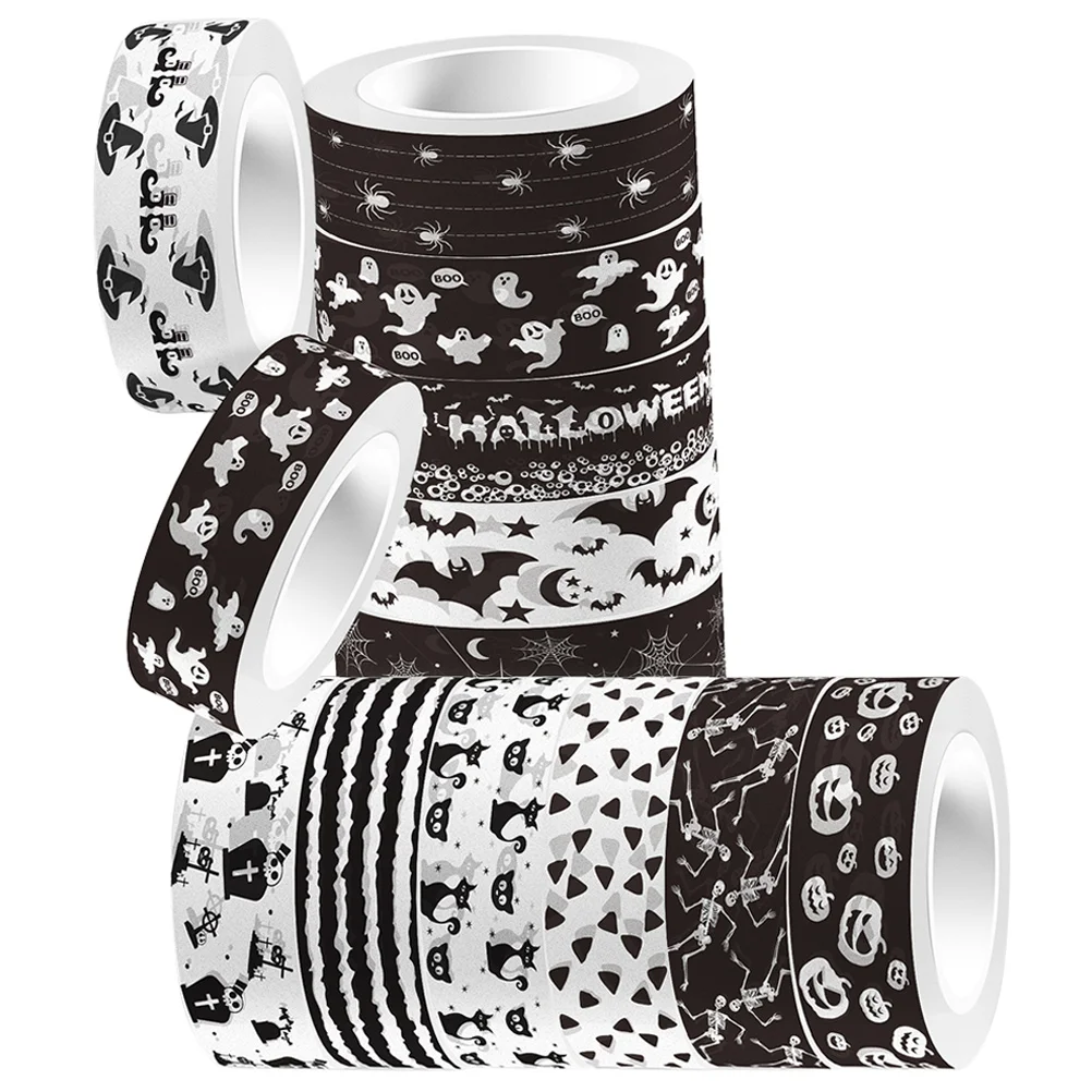 

of Halloween Holiday Washi Tape Decorative Washi Tape Crafting Tape Halloween Tape Festive Tape for Scrapbooking