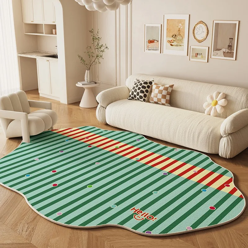 Special-shaped Living Room Carpet Colorful Girls Bedroom Small Fresh Bedside Rug Plush Sofa Coffee Table Mats Ковер 양탄자 Tapete 3