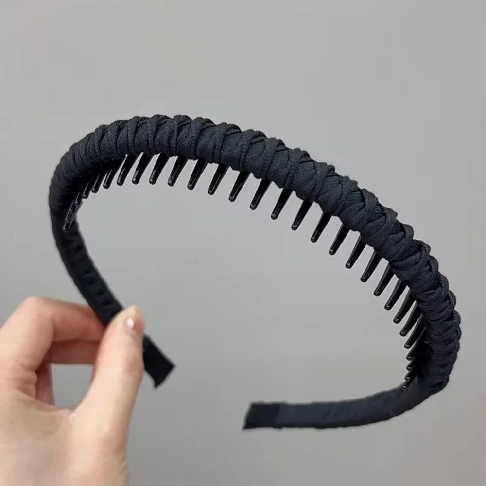 Einfarbig Elegante Haarbänder Für Frauen Mädchen Haar Bands Elastische Waschen Gesicht Stirnbänder Mode Haar Hoops Lünette Zubehör – Detail 13