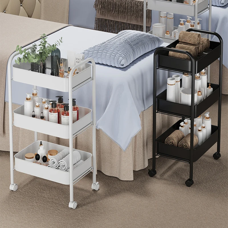 Parrucchiere Salone Di Bellezza Trolley Tool Utility Storage Rolling Salon Trolley Cosmetic Carrello Attrezzi Salon Furniture Bl50St