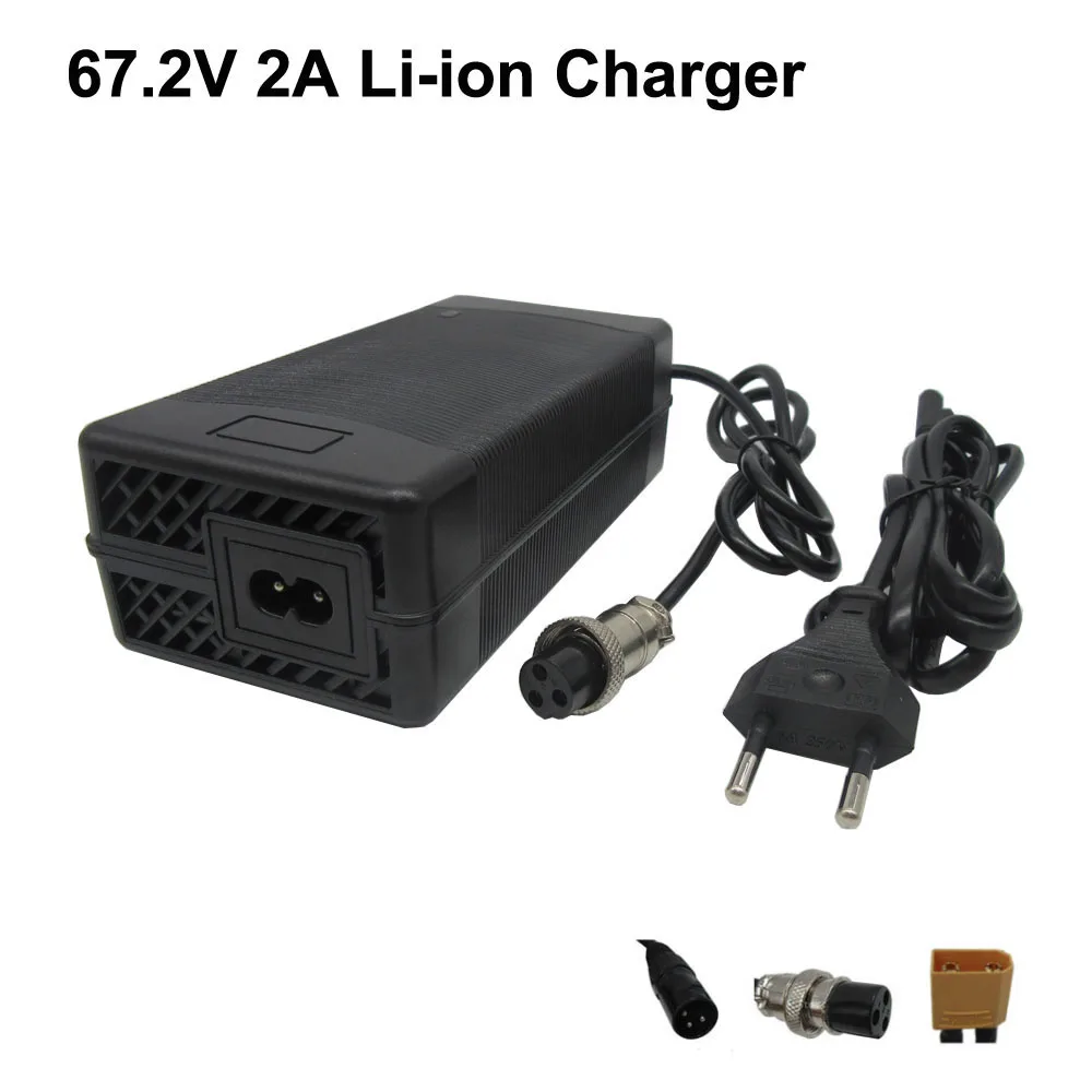 48V 2A Lead-acid Battery Charger for 57.6V Lead acid Battery Electric  Bicycle Bike Scooters Motorcycle Charger XT60 Plug