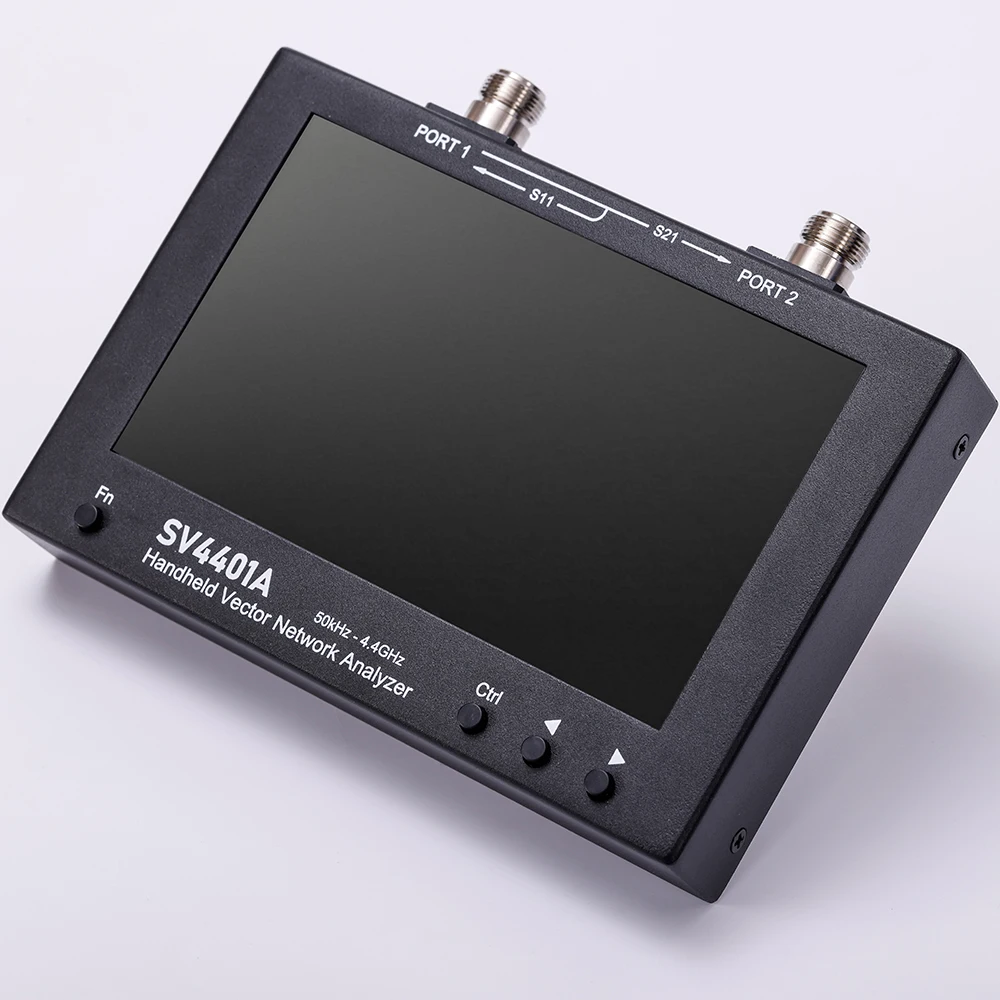 HTOOL SV4401A 50KHz-4.4GHz Vector Network Analyzer 100dB Dynamic VNA 7-inch Touch LCD Internal memory MF/LF/HF/VHF/UHF Band