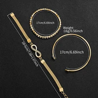 4PCS/Set Fashion Small Dial Women Watches Ladies Luxury Analog Quartz Wristwatch Bracelets Set Reloj Mujer（Without Box） 5