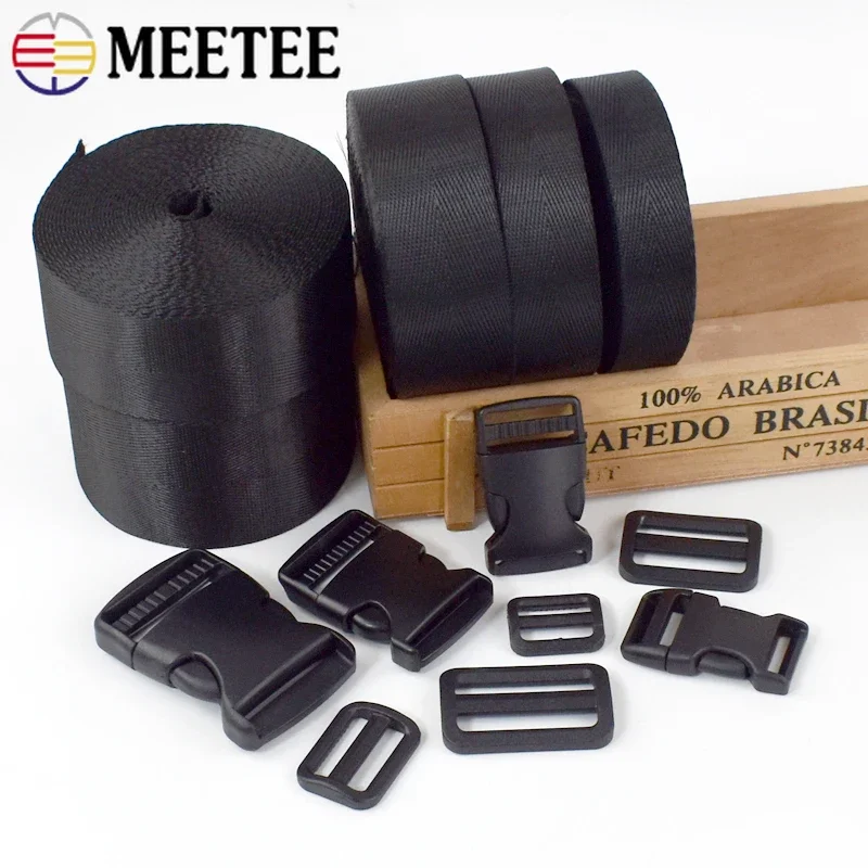 Fita de nylon com fivela de plástico Side Release, Mochila Tri Glide Fecho,  Correias de saco, Fivelas, Acessórios DIY, 20mm, 25mm, 2 conjuntos, 5  conjuntos, 10 conjuntos - AliExpress