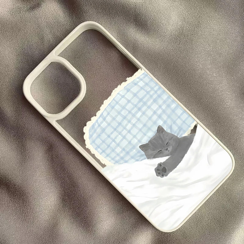 Sleepy Cat and Dog Clear Case for Samsung Galaxy thumbnail 2