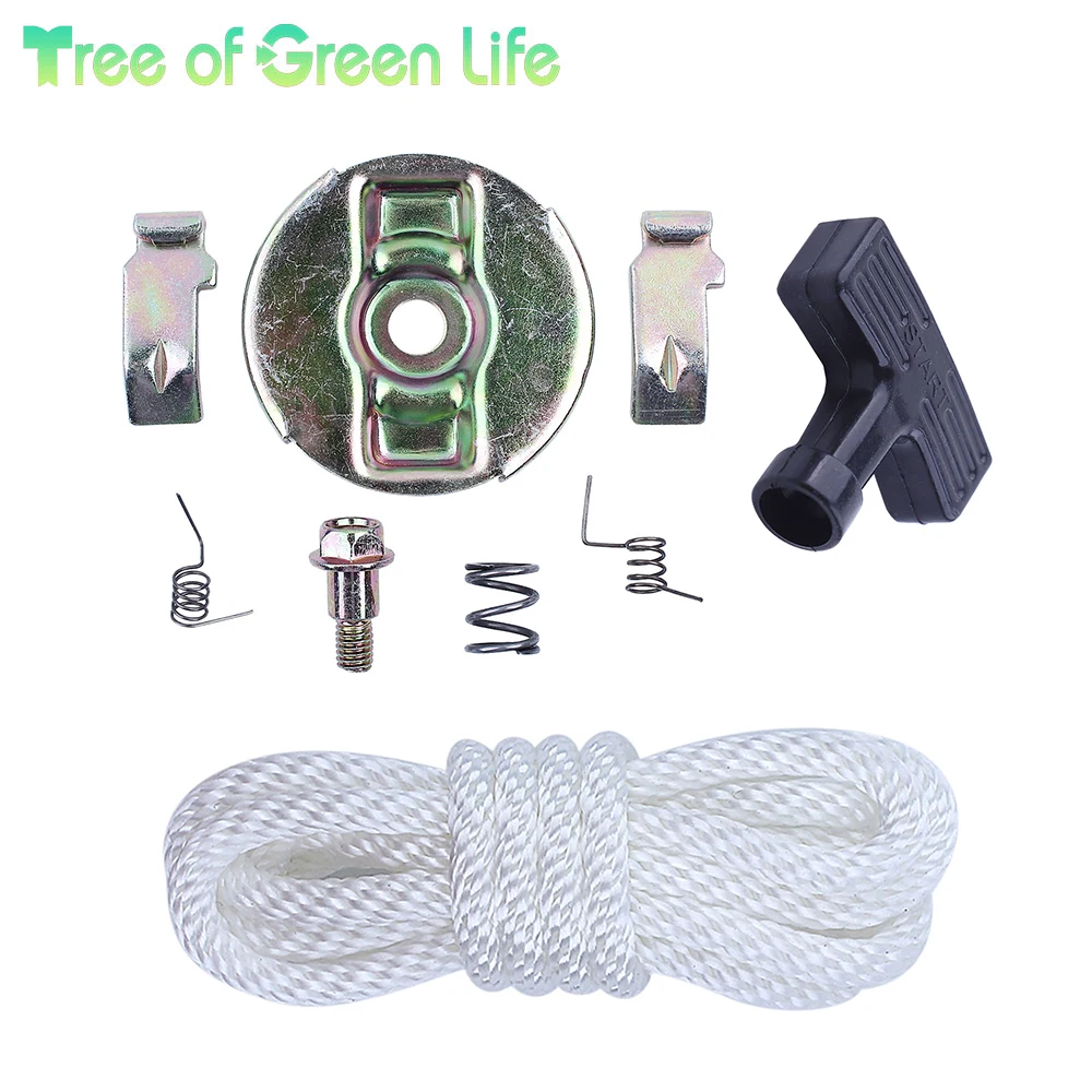 

Recoil Starter Handle Pawl Assy with Rope For Honda GX110 GX120 GX140 GX160 GX200 5.5HP 6.5HP Engine Motor