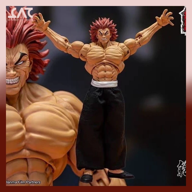 

Storm Toys Hanma Yujiro Action Figure St 1/12 Grappler Serie Anime Figures Movable Pvc Models Statue Collectible Toys Doll Gifts