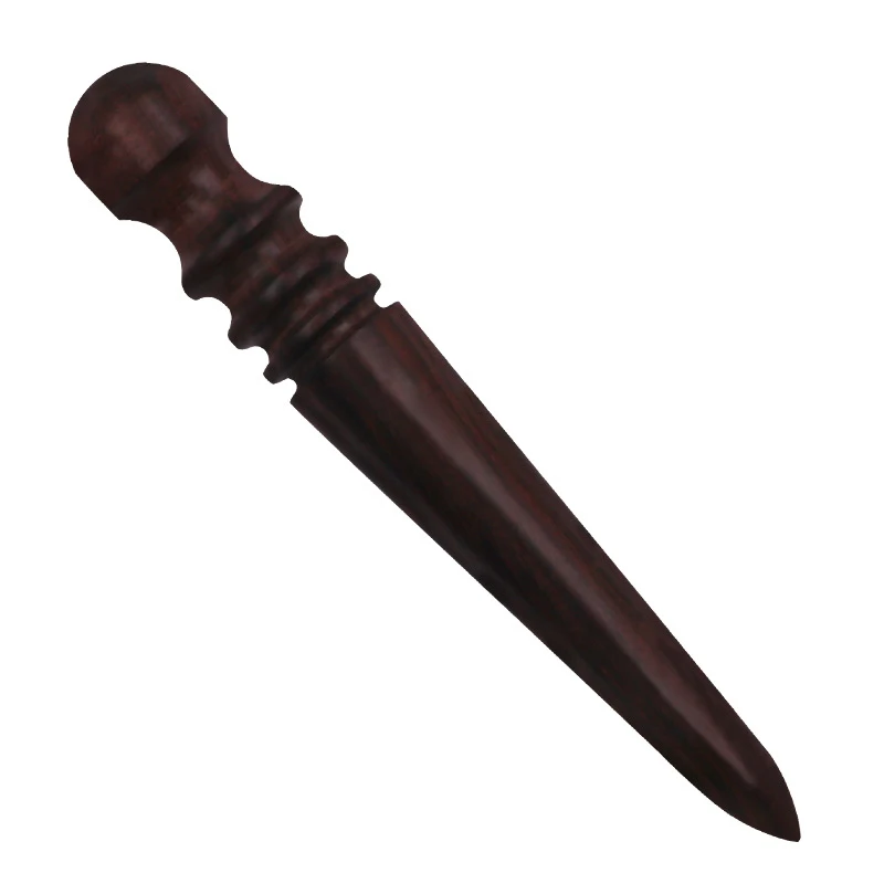 1pc Leather Solid Wood Round Burnishing Edge for Polished Edge Leather Craft Working Tool Craft Kit Slicking
