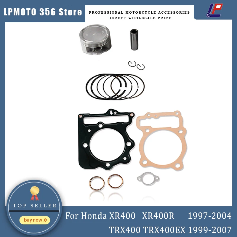 MotorcyclePistonRingCylinderGasketKit85mmBigBoreForHonda