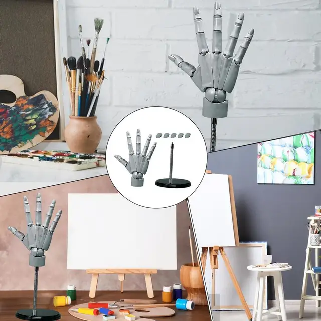 MOUNTTU Handmodell 1:1 - Bewegliche Künstlerhand Zum Zeichnen & Malen