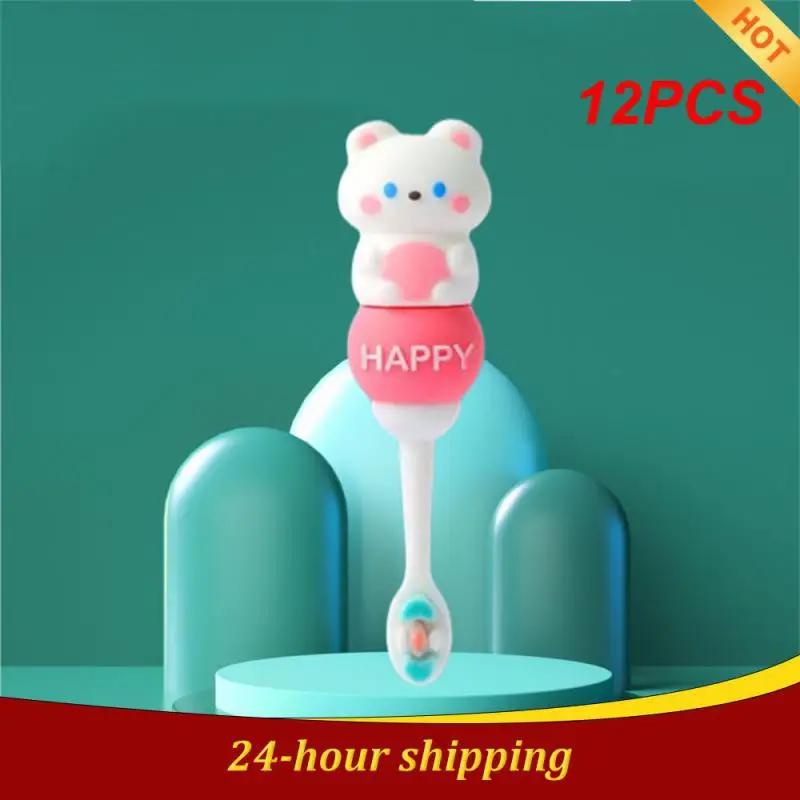 

12PCS Baby Tooth Brushing Artifact Cartoon 1-7 Years Old Small Head Soft Kid Care Toothbrush Oral Care Cleaning