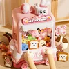 Rabbit Doll Machine Toy for Kids Mini Cartoon Claw Crane Machines with Light Music Children Toy Gifts Home Doll Grasping Machine 2
