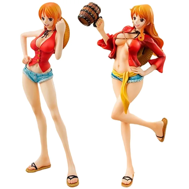 

In Stock Original MegaHouse POP Limited Edition Nami MUGIWARA Ver Anime Figure Model Collectible Action Toys Gifts