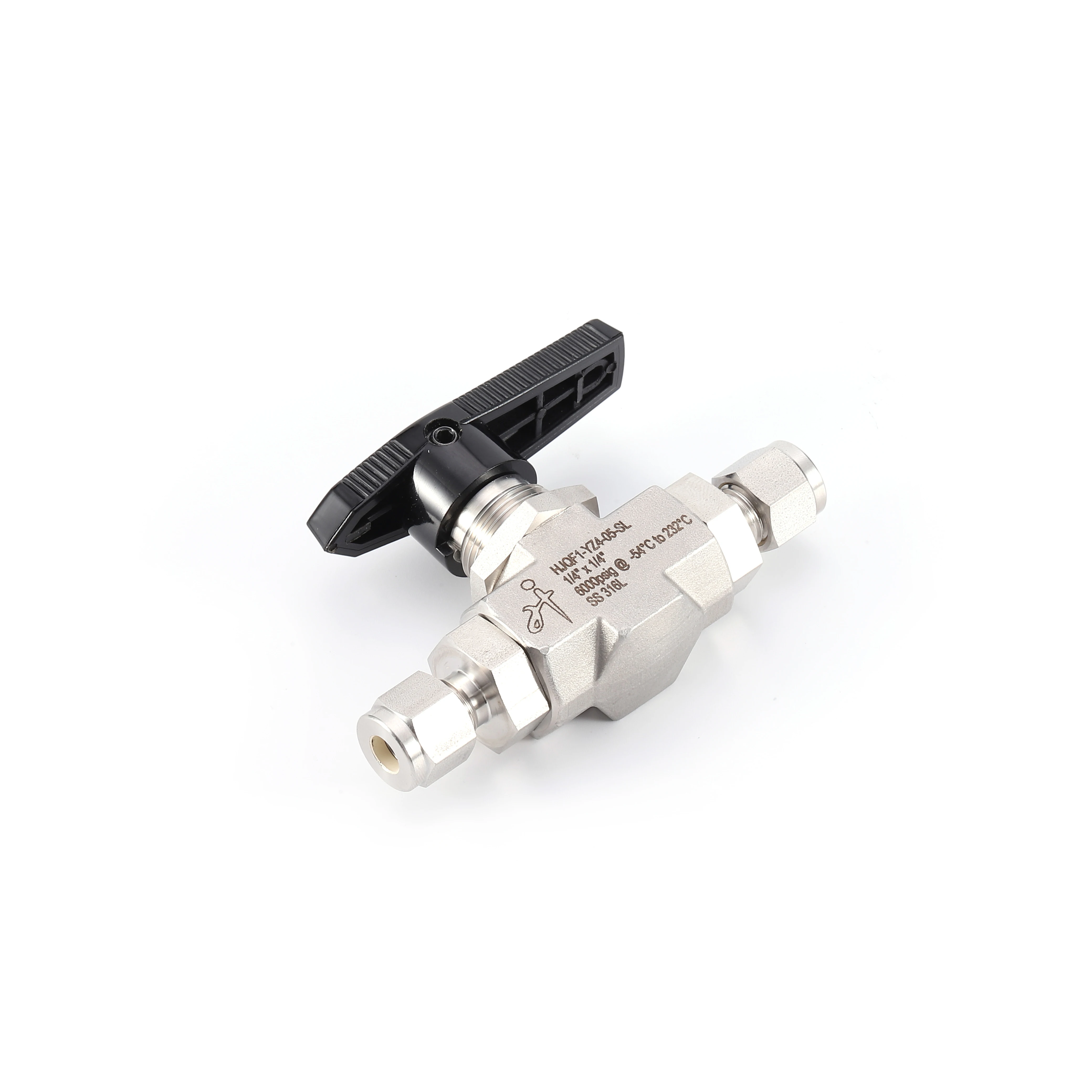Stainless Steel Instrumentation Ball Valve 3000psi Double-Sealed Manual Ball Valve