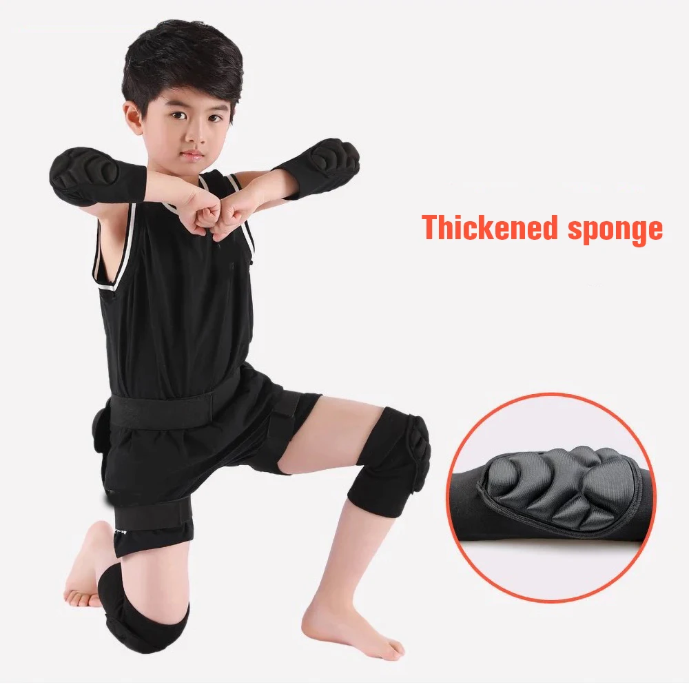 Sports Knee Pads 1 Pair Breathable MTB Knee Protector Anti-slip Basketball Knee Pads Mountain Bike Cycling Dancing Elbow Brace Support Kids, sports knee pads