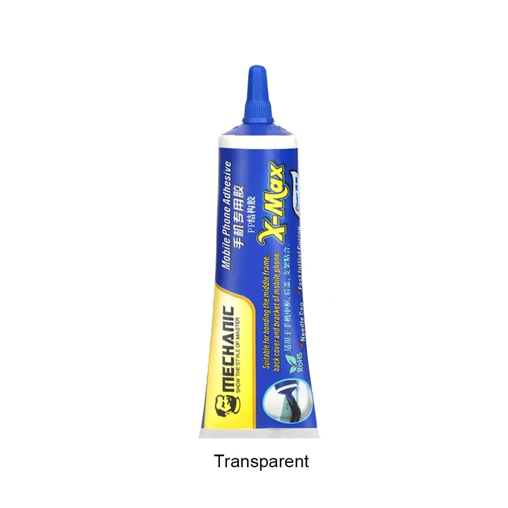 MECHANIC 50ml X-Max PP Structural Adhesive Phone Touch Screen Middle Frame Rear Cover Bracket Glass Repair Strong Bonding Glue brass welding rod Welding & Soldering Supplies