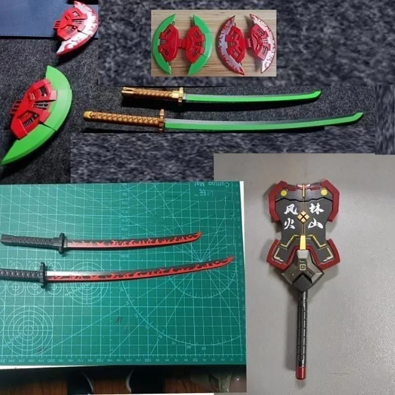 doku　グッズ一式 MOSHOW MCT-J02 KaiKai Tiger Takeda Shingen Flame Fluorescent